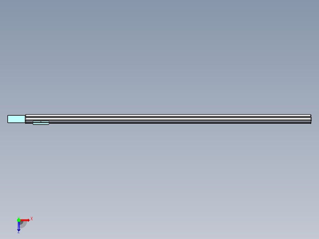 威洛博VBF同步带传动一般环境VBF14-L45-S2200-BR-ZP40-C3俯视图