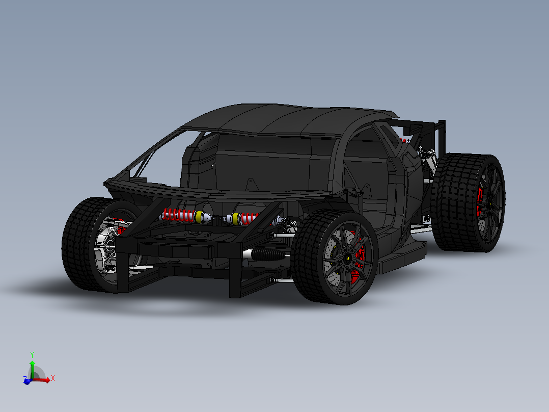 兰博基尼阿文塔多滚动底盘-sw