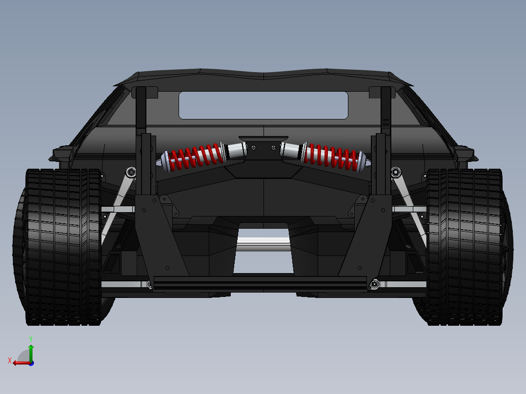 兰博基尼阿文塔多滚动底盘-sw后视图