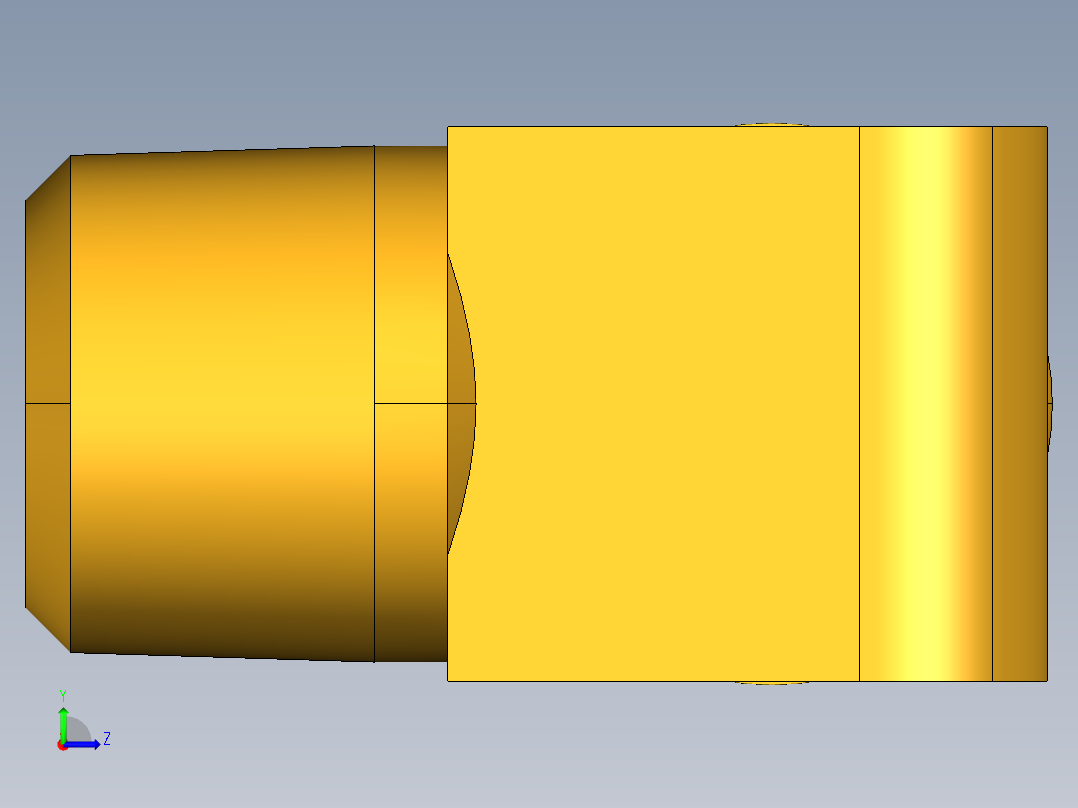 倒齿式工业管接头Beaded Hose Barb 90Deg Elbow Tube to Male Pipe 269HB-10-6左视图
