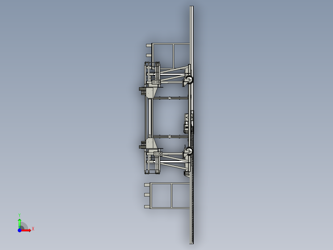 轨道升降车前视图