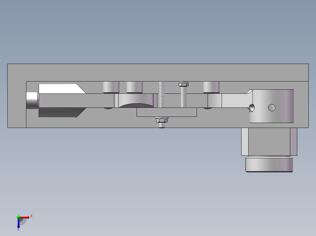 C1318自动车床手柄加工工艺及镗Φ16H7孔夹具设计【含三维SolidWorks】含钻套俯视图