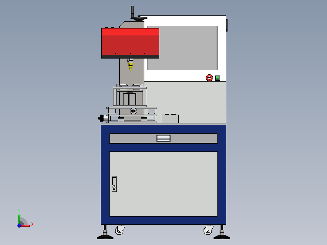铭牌气动打标机sw16可编辑前视图