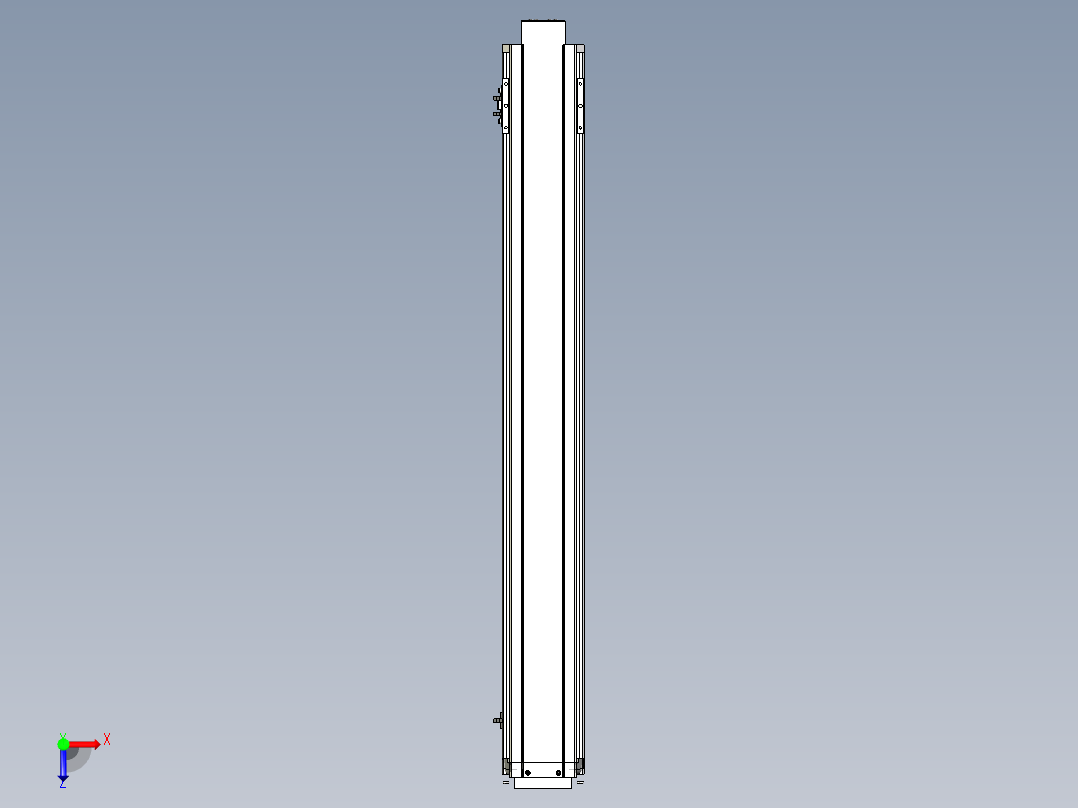 Toyo东佑达直线模组-ETH13-1050-BM-400W+煞車俯视图