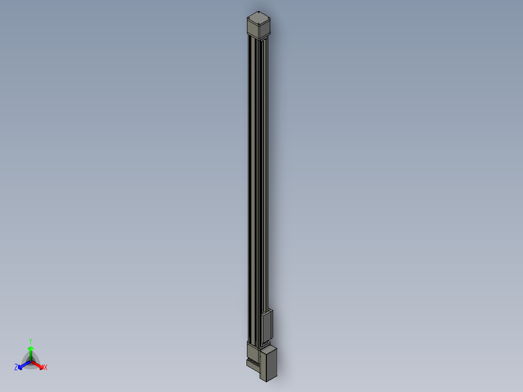 欧规系列-GB8-L96-S1800-BR-P40-MS3正等轴测图