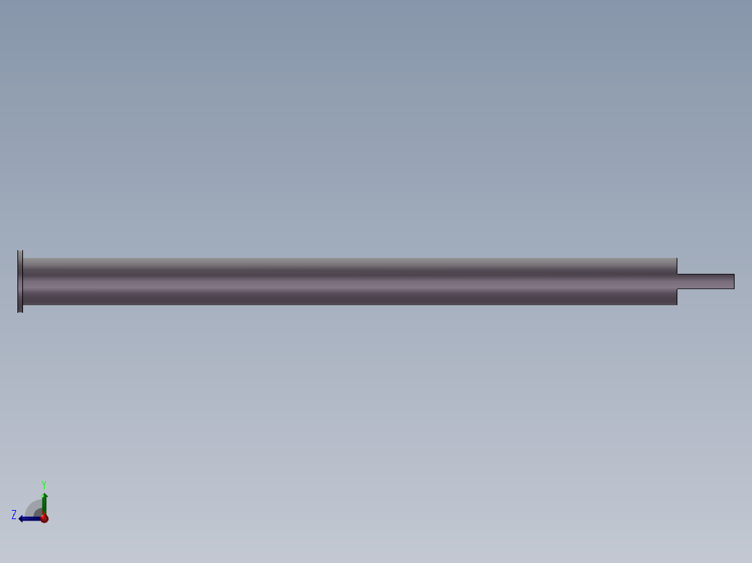 S25 升降导杆右视图