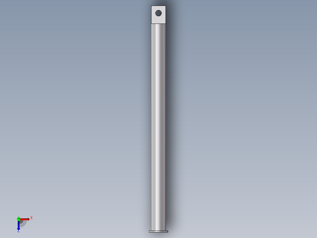 S25 升降导杆俯视图