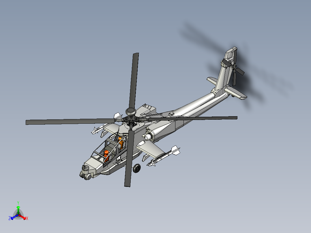 直升<span style='color: red'>飞机</span> <span style='color: red'>飞机</span>模型设计 (17)