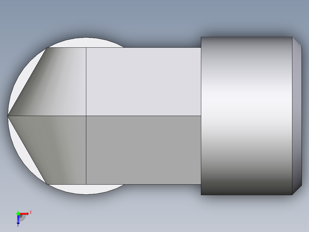 卡套式工业通用硬管接头EO_Male_stud_elbow_WE14SR71X俯视图