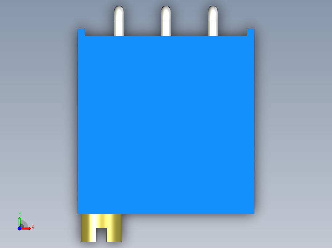 无源元件封装-3296WRA前视图