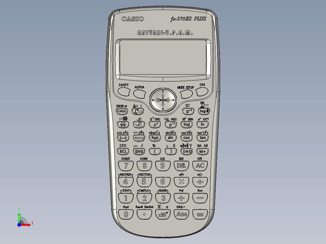 卡西欧计算器3前视图