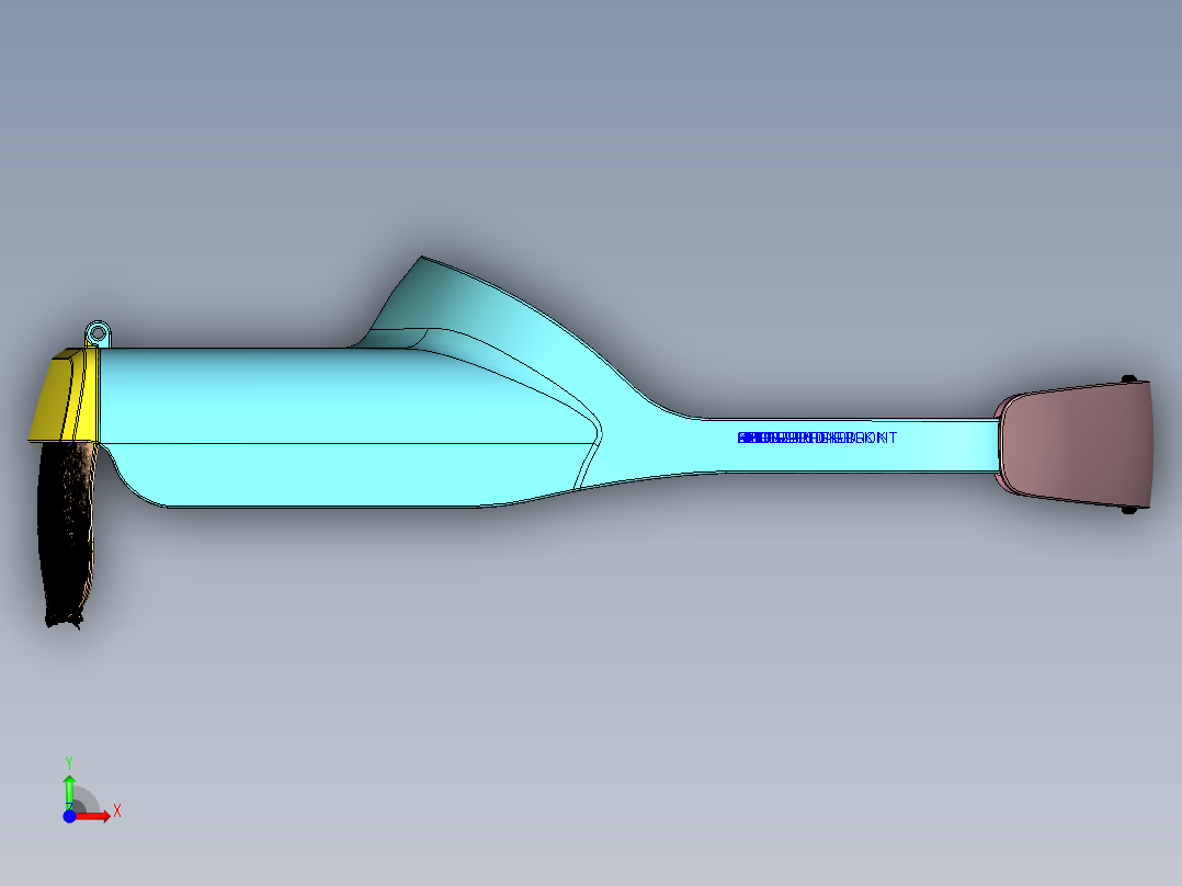 VR眼镜 三维模型前视图