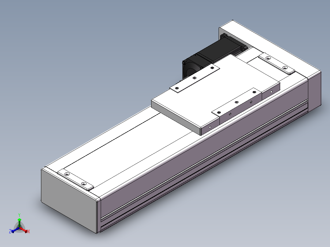 精密模组MC140-L05-200-BL-M200-C4正等轴测图