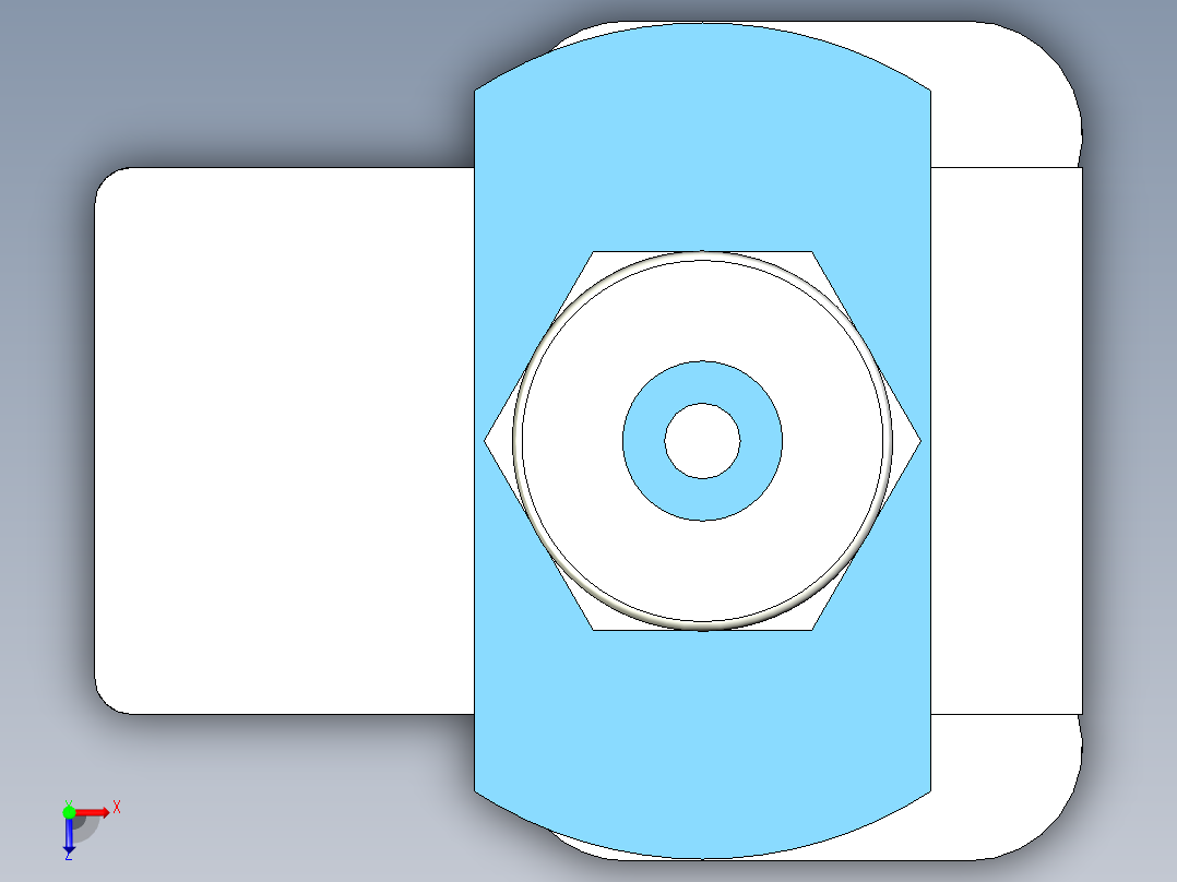 来自中国的 550C 热头 - 粗略模型俯视图