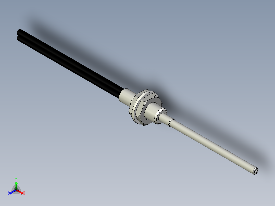 光纤元件漫反射型FR-RD610-M正等轴测图