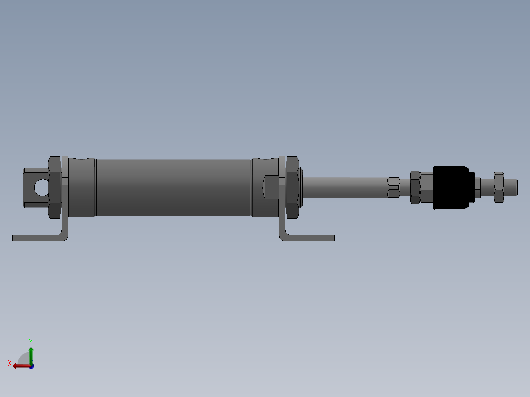 气缸MA32x50S后视图