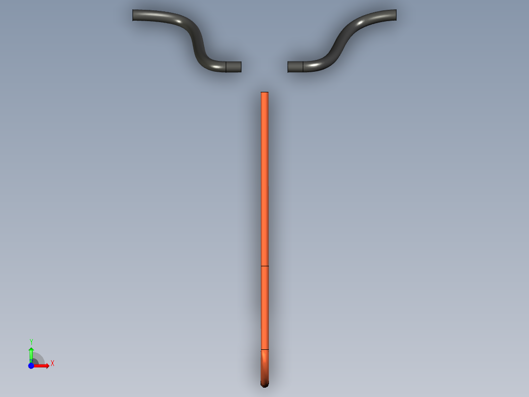 便携式烧烤拖车前视图