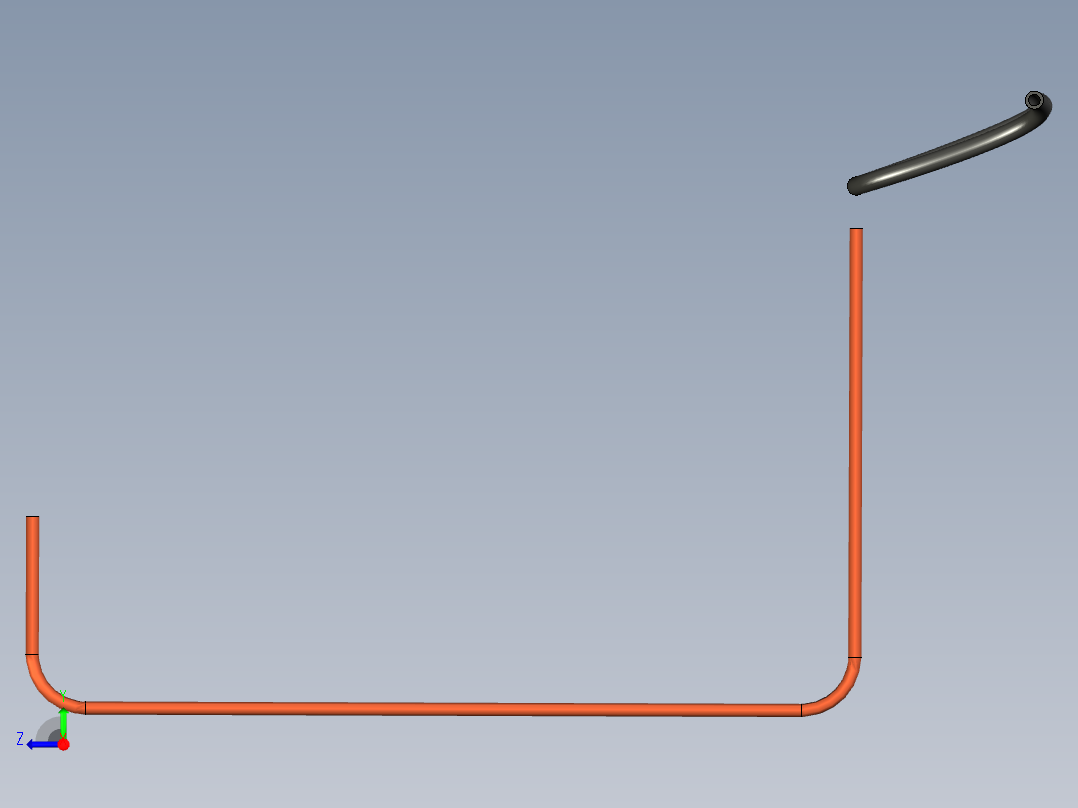 便携式烧烤拖车右视图