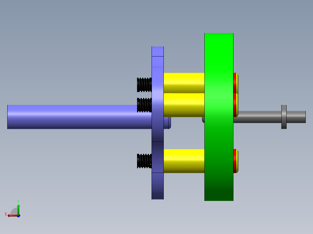 行星齿轮系统--SW后视图