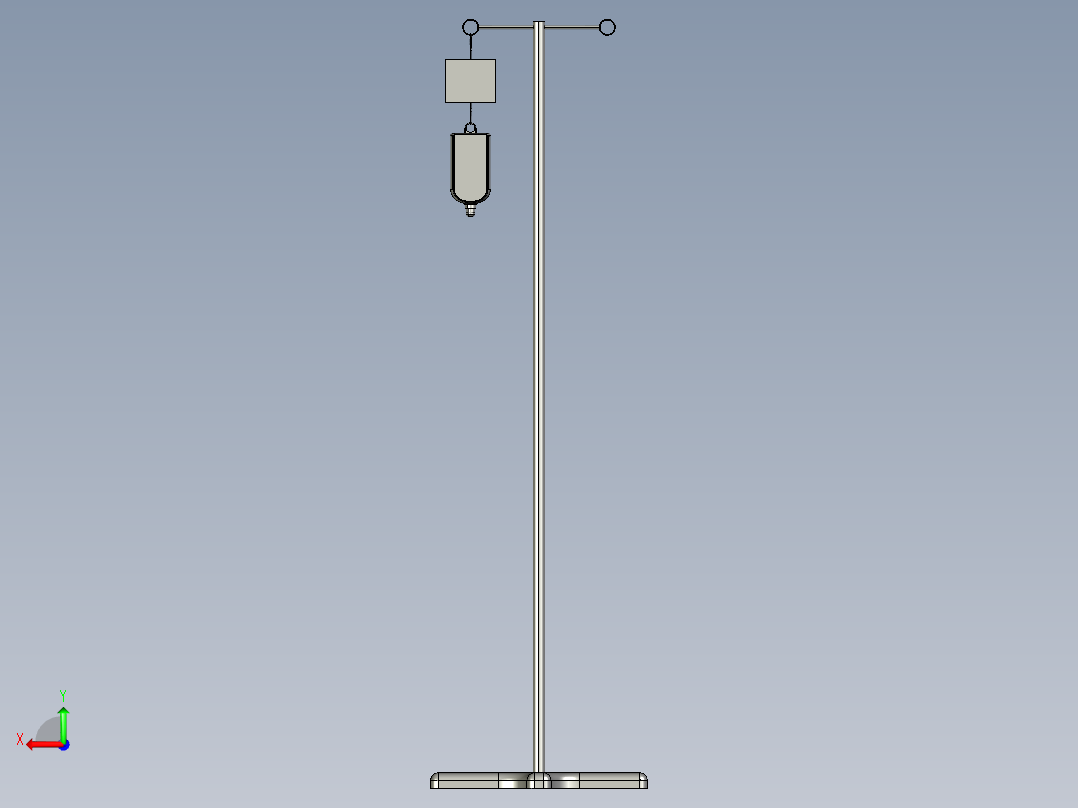 输液监测装置后视图
