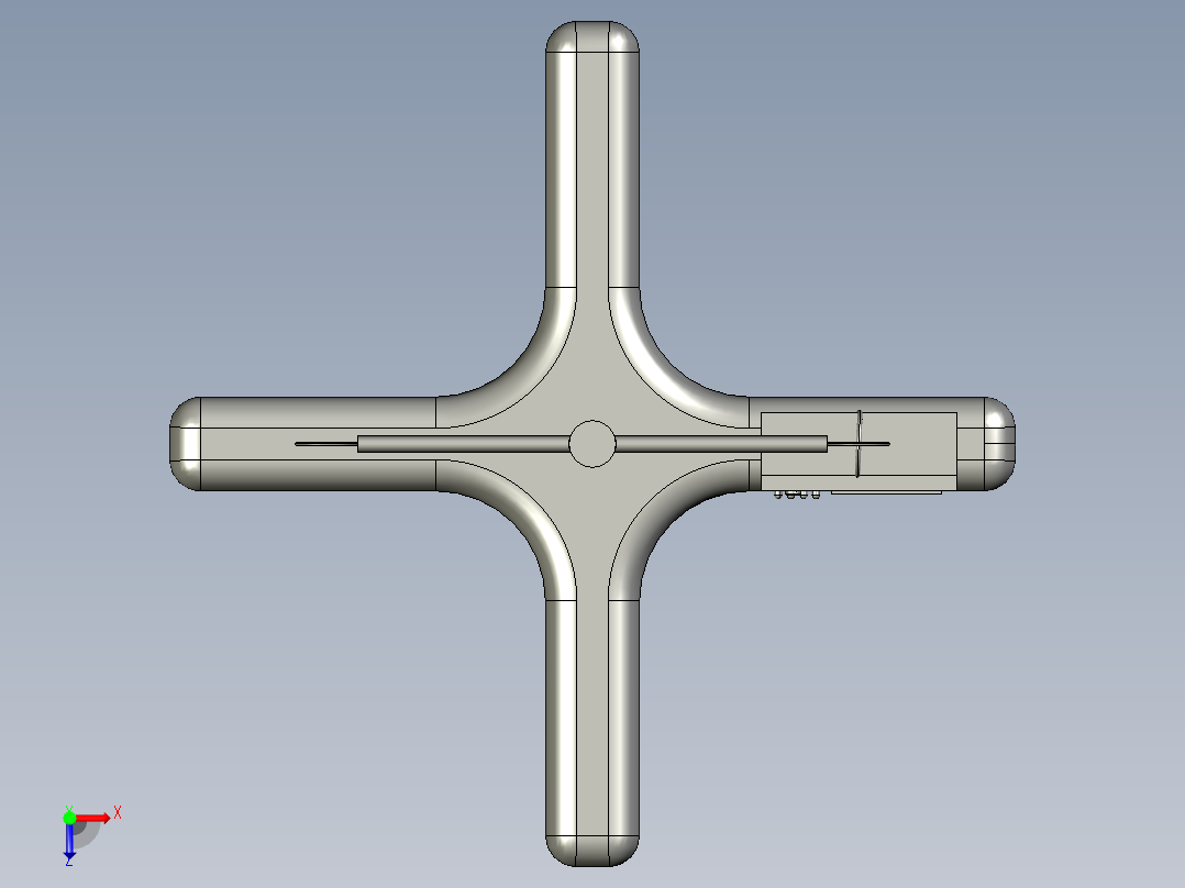 输液监测装置俯视图