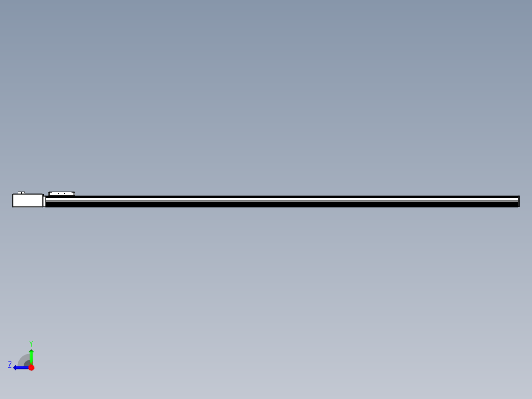 同步带全封闭直线模组TPA-HCB-105D-90-L2150-MR-Y-P20-N3右视图