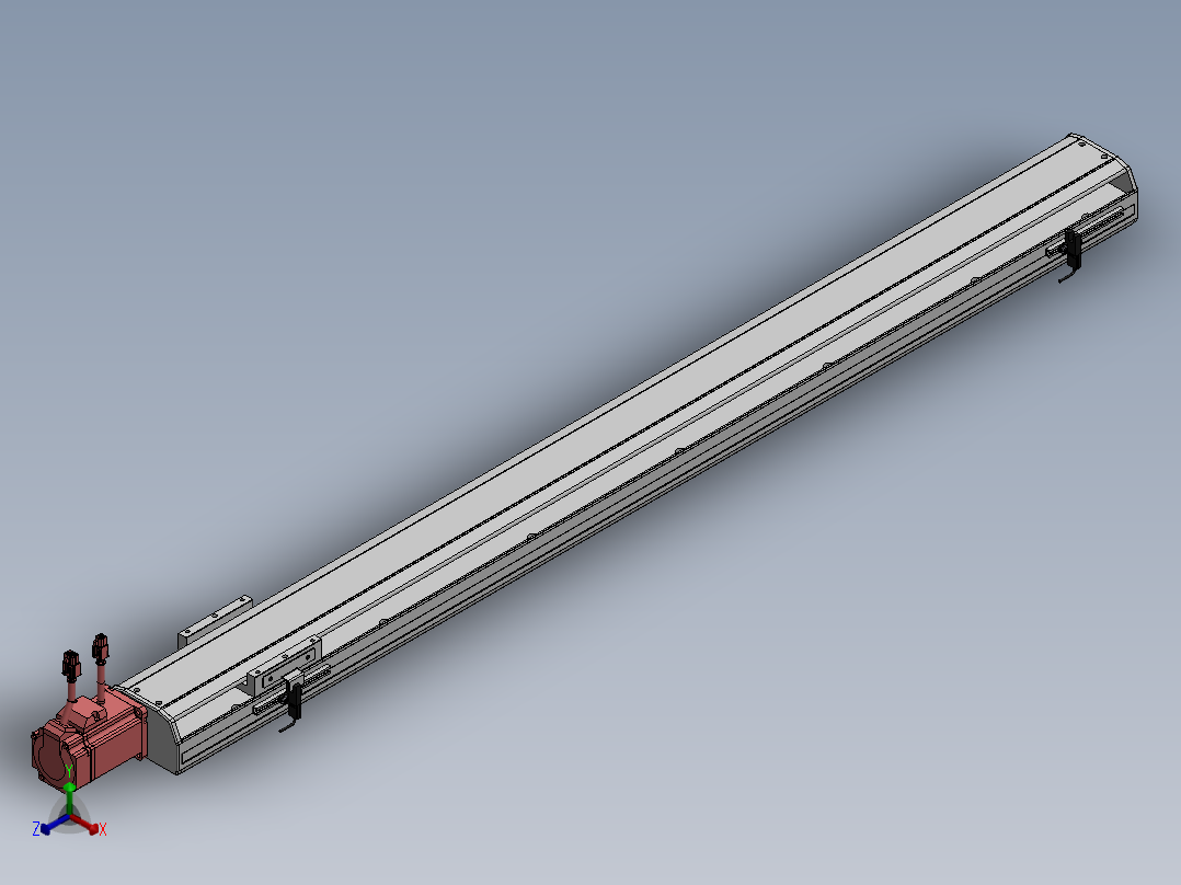 精密模组MY100-T10-1050L-BC-P20B-C4-C正等轴测图