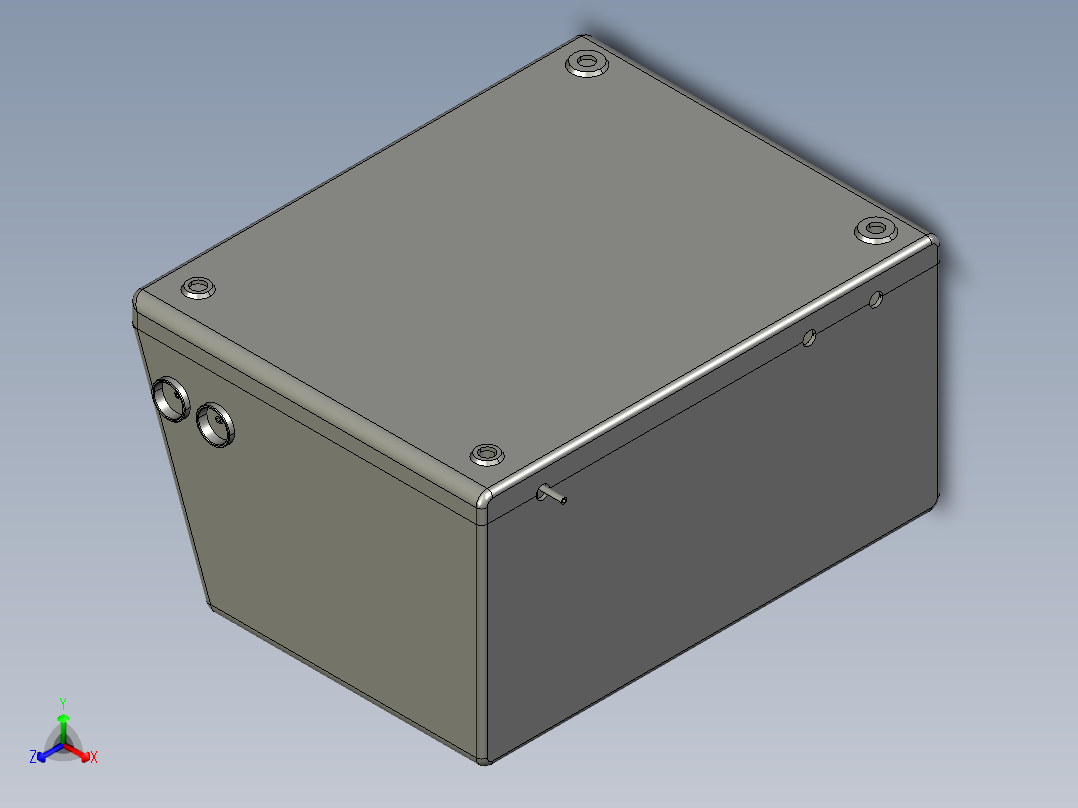 呼吸机--stp正等轴测图