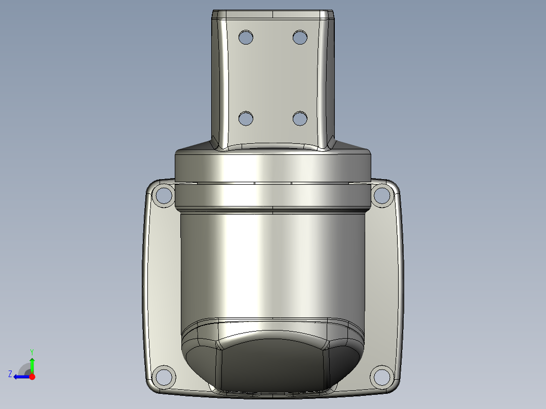 55-75-170垂直墙座.STEP右视图