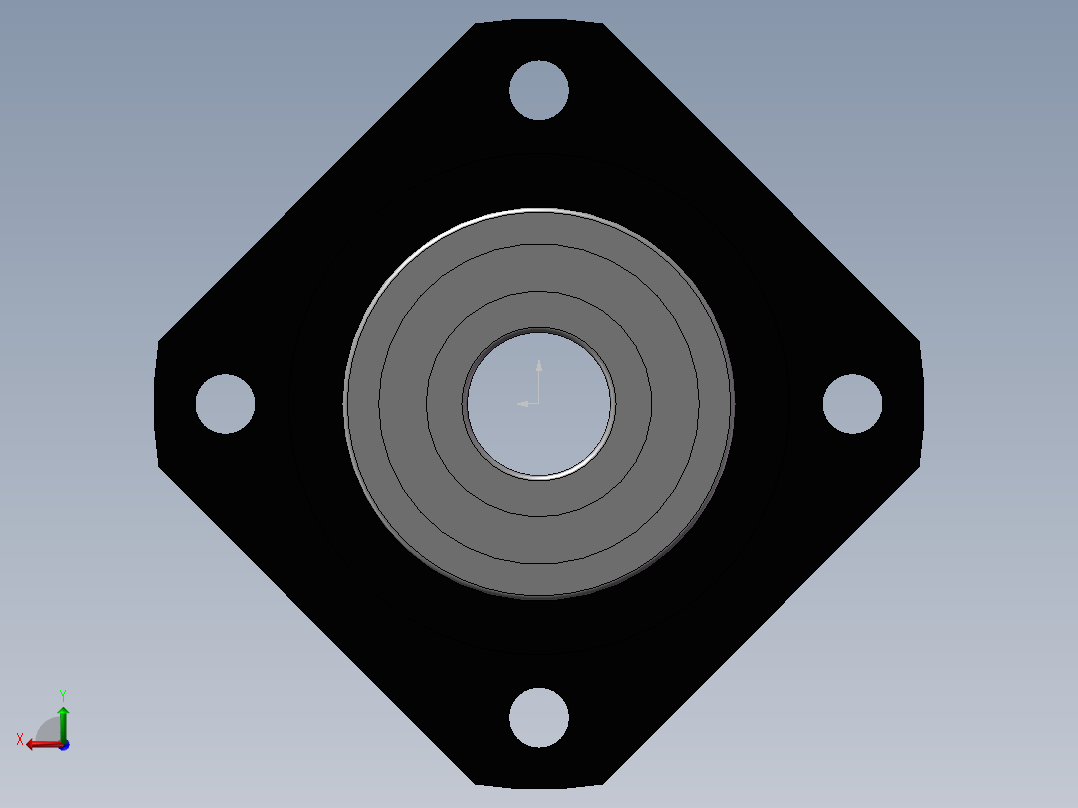 丝杆支撑侧LEB11-10后视图