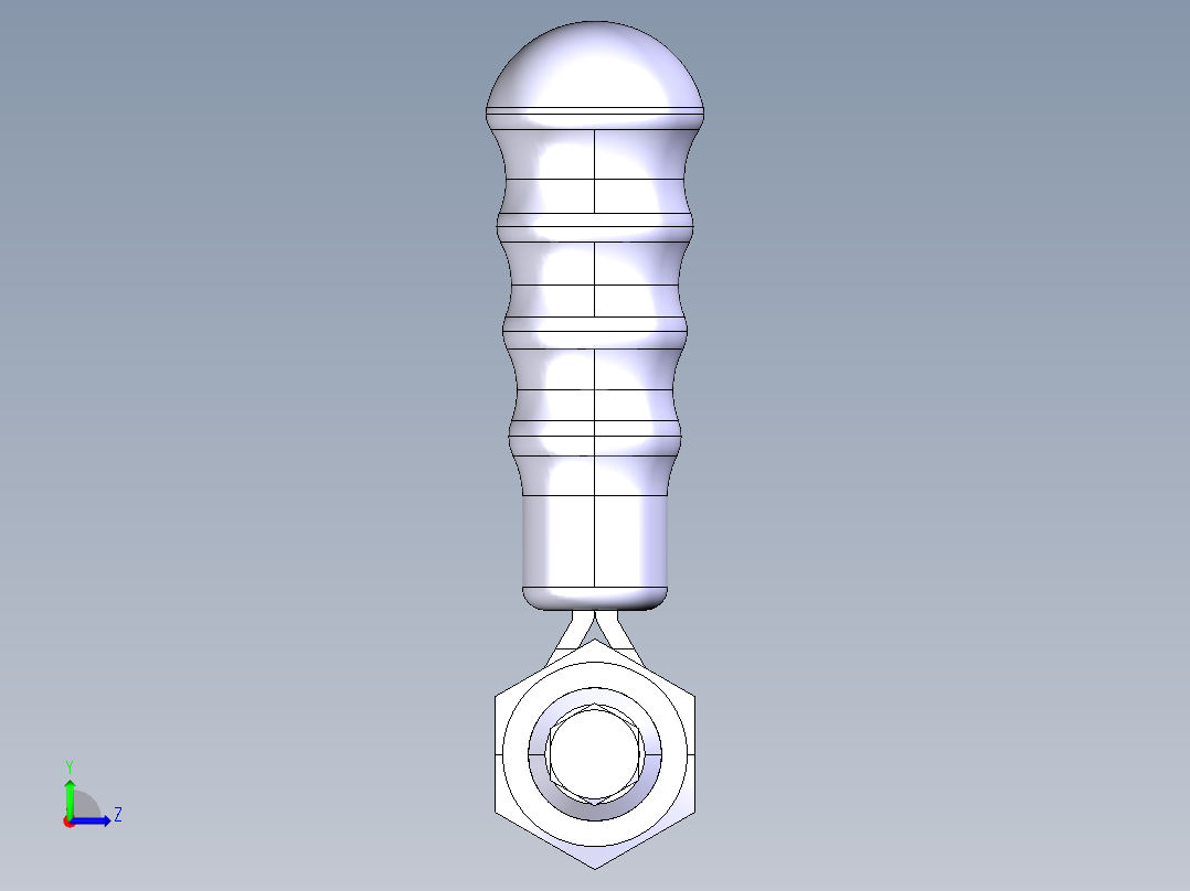 德克斯TUNKERS气缸数模T6-24P_TUENKERS左视图