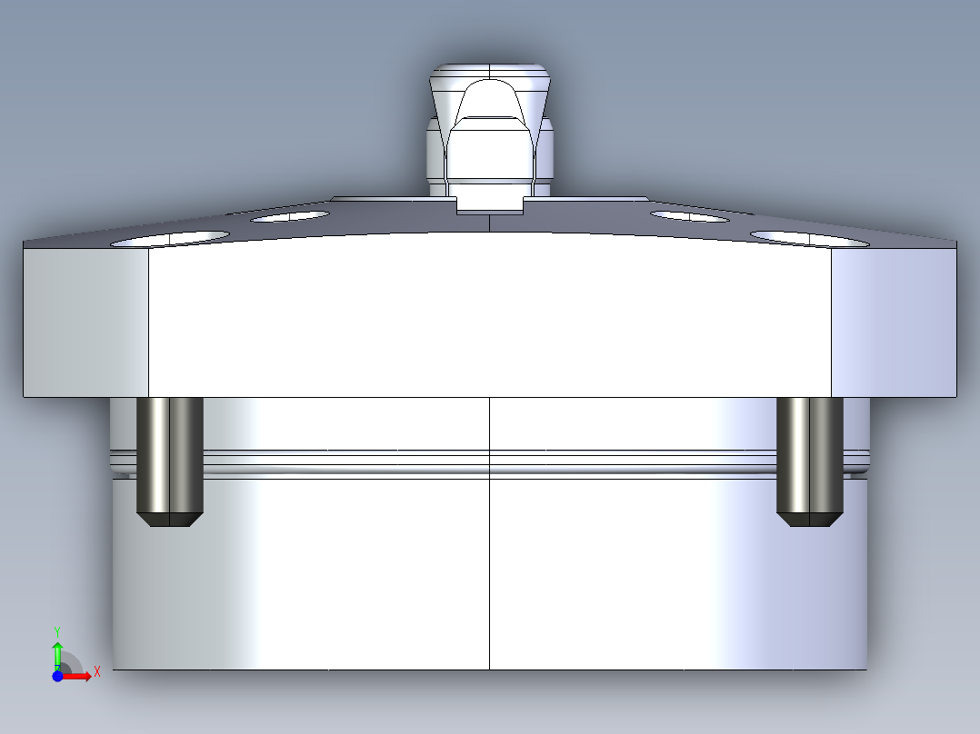 KOSMEKSWH2100-GN多系列多零件图纸模型多系列多零件图纸模型前视图