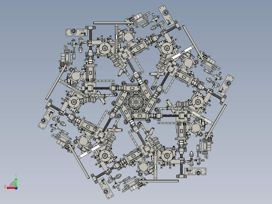 太阳能源收集器后视图