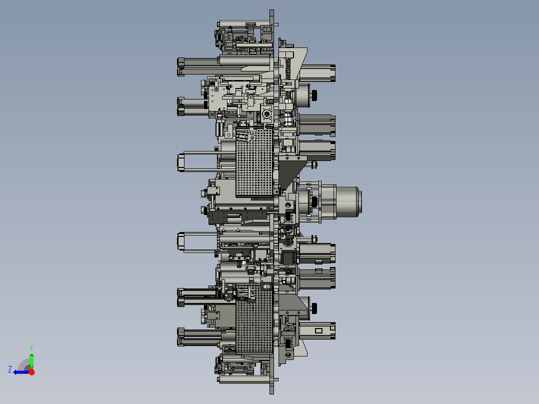 太阳能源收集器右视图