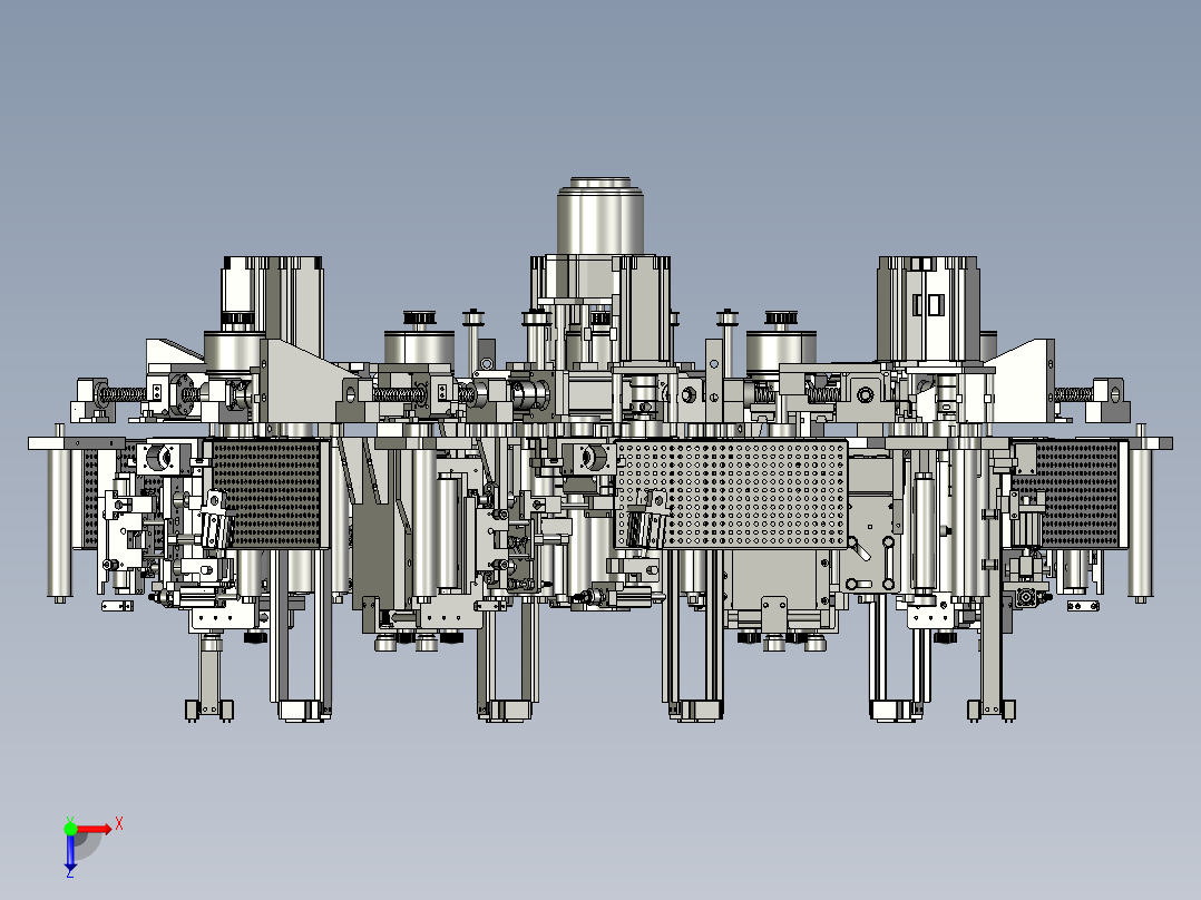 太阳能源收集器俯视图