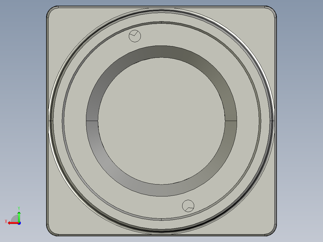 大恒相机镜头Daheng_MER2-G_3D_Drawing多系列图纸后视图