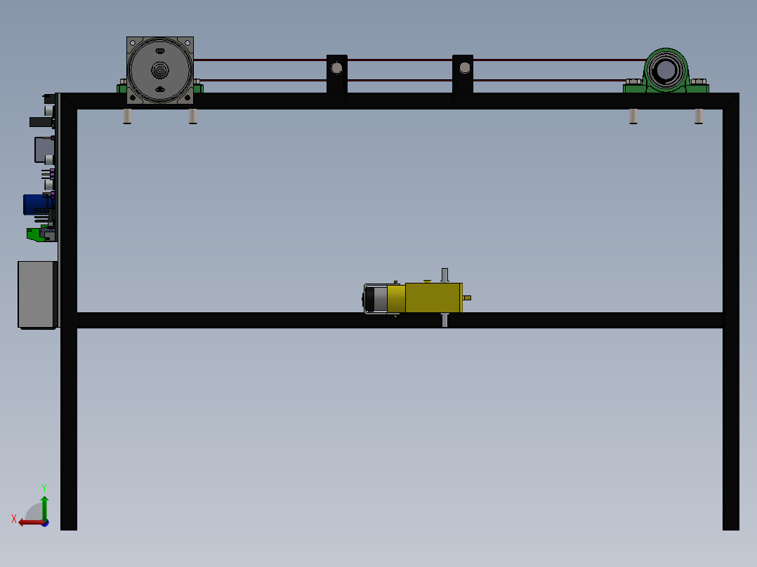 皮带输送机 (81)后视图