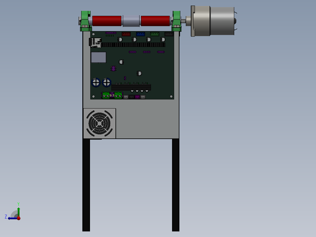 皮带输送机 (81)右视图