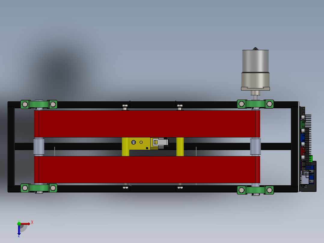 皮带输送机 (81)俯视图