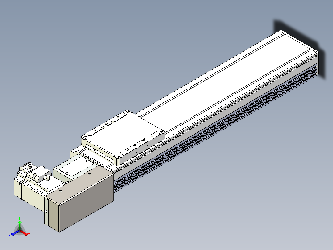同步带全封闭直线模组TPA-HCB-105D-90-L350-MR-Y-P20-N3