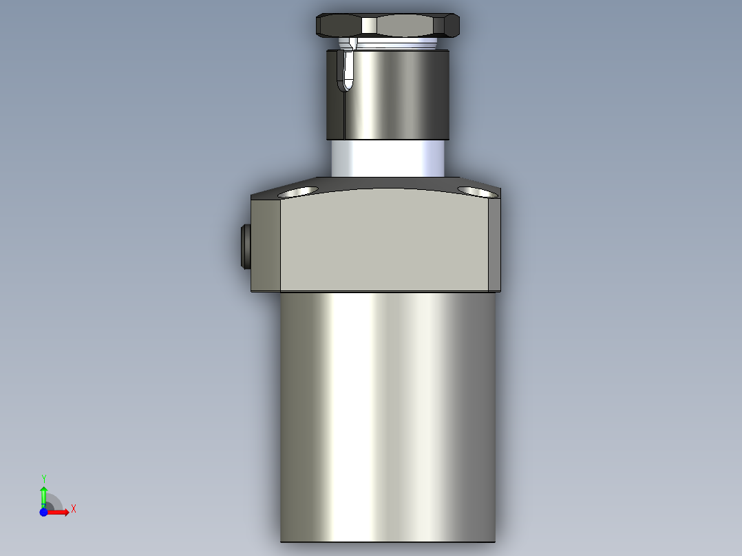 KOSMEKLHS1050-CR-Y45多系列多零件图纸模型前视图