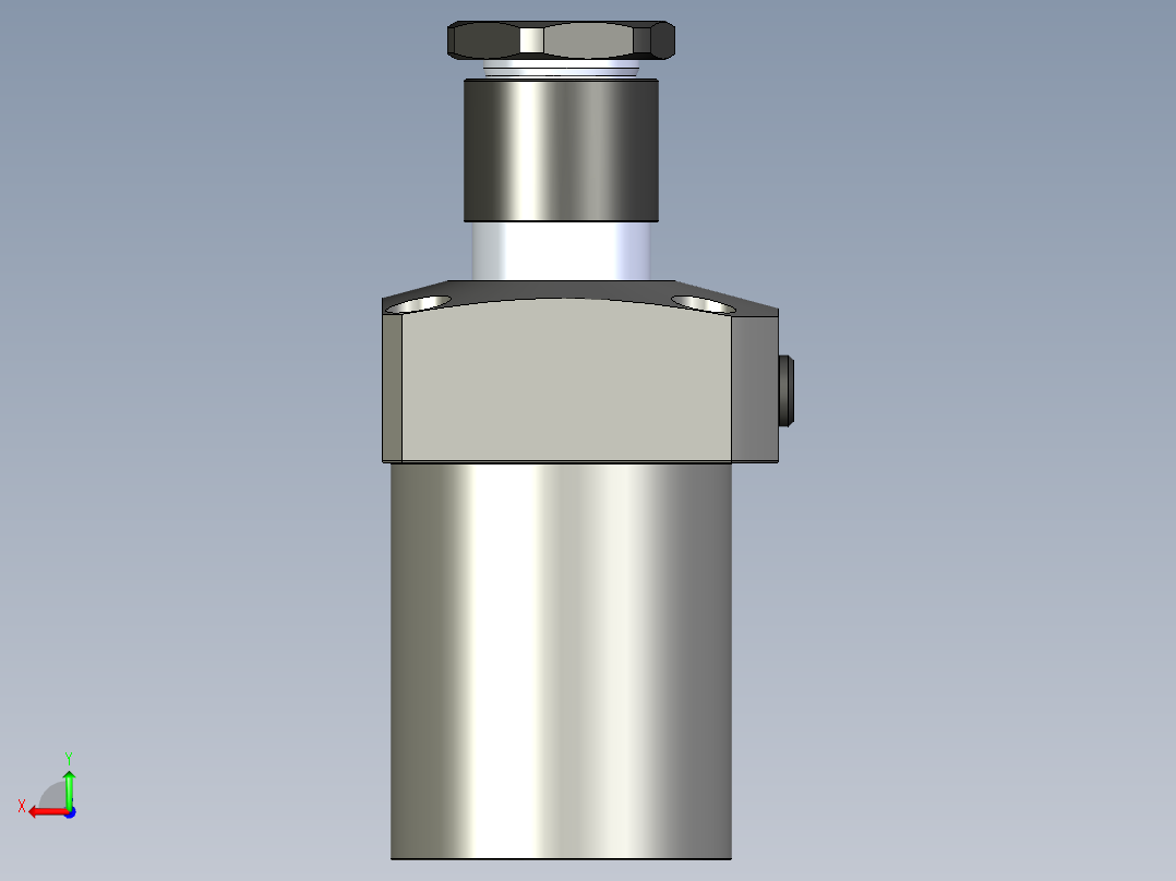 KOSMEKLHS1050-CR-Y45多系列多零件图纸模型后视图