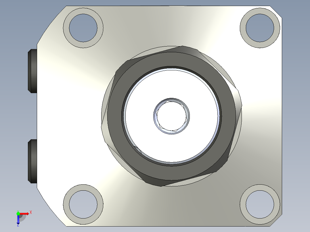 KOSMEKLHS1050-CR-Y45多系列多零件图纸模型俯视图