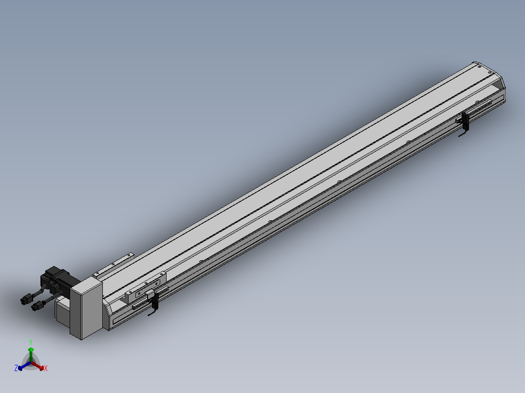 精密模组MT100-L78-900-RU-M10-C4正等轴测图