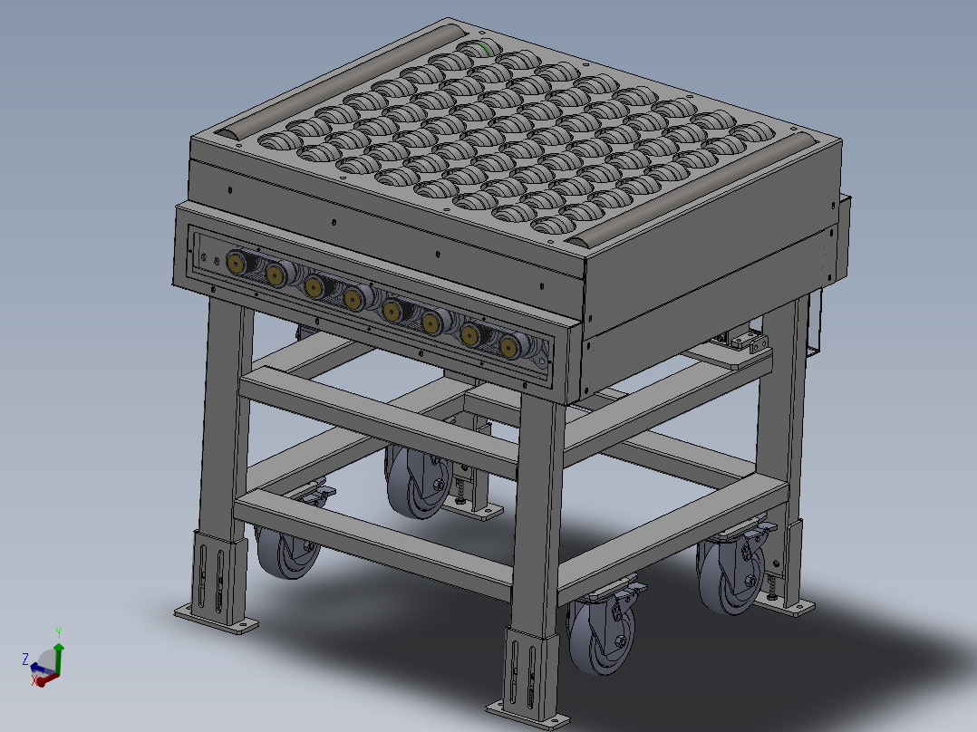 斜轮分拣机三维图==1013807==190
