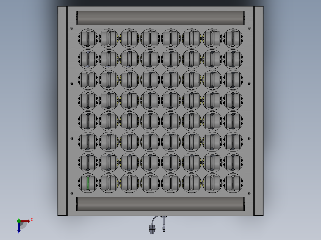斜轮分拣机三维图==1013807==190俯视图