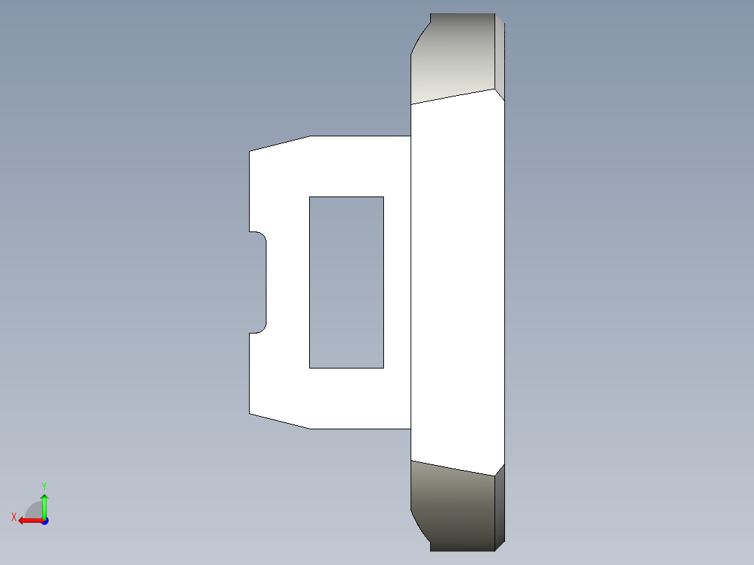 基恩士OP-85135_2.0_kc图纸模型后视图