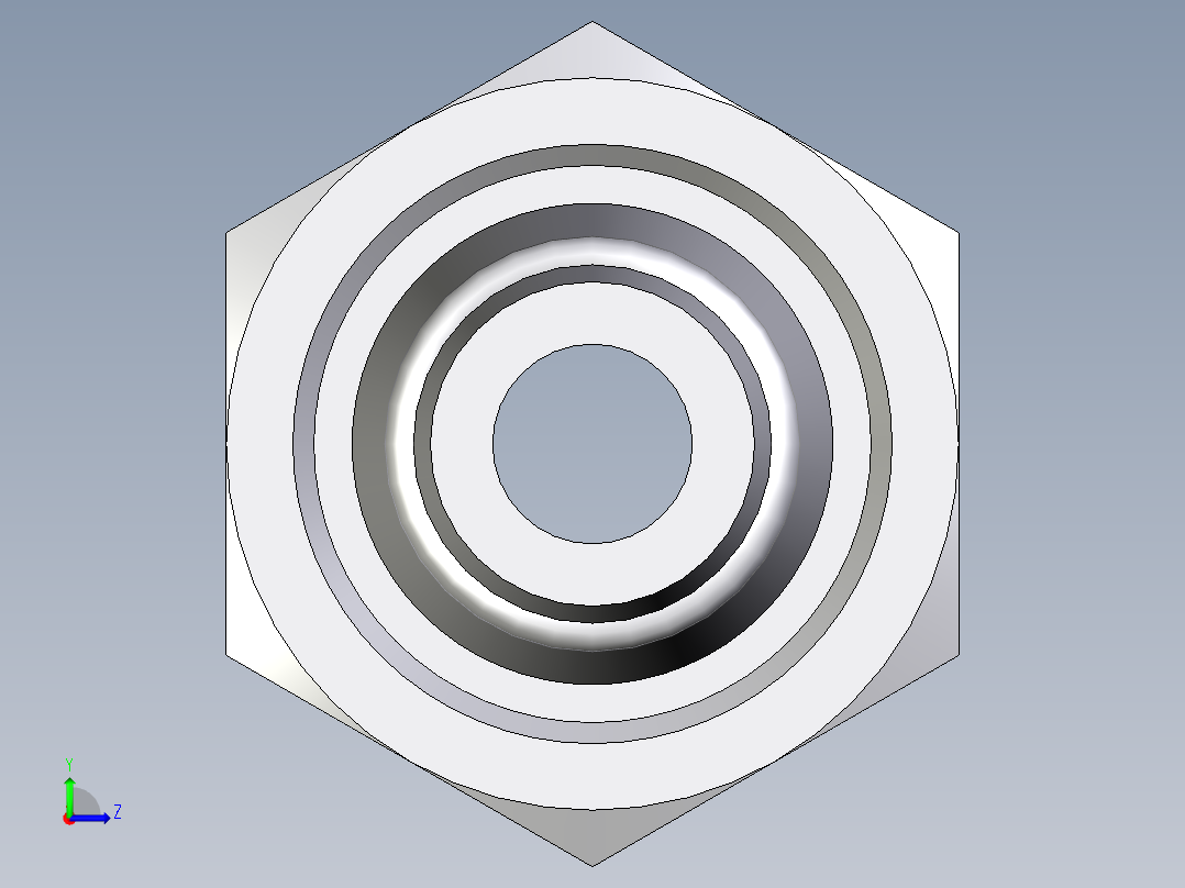 卡套式工业通用硬管接头EO_Distance_piece_adapter_DA10S71左视图