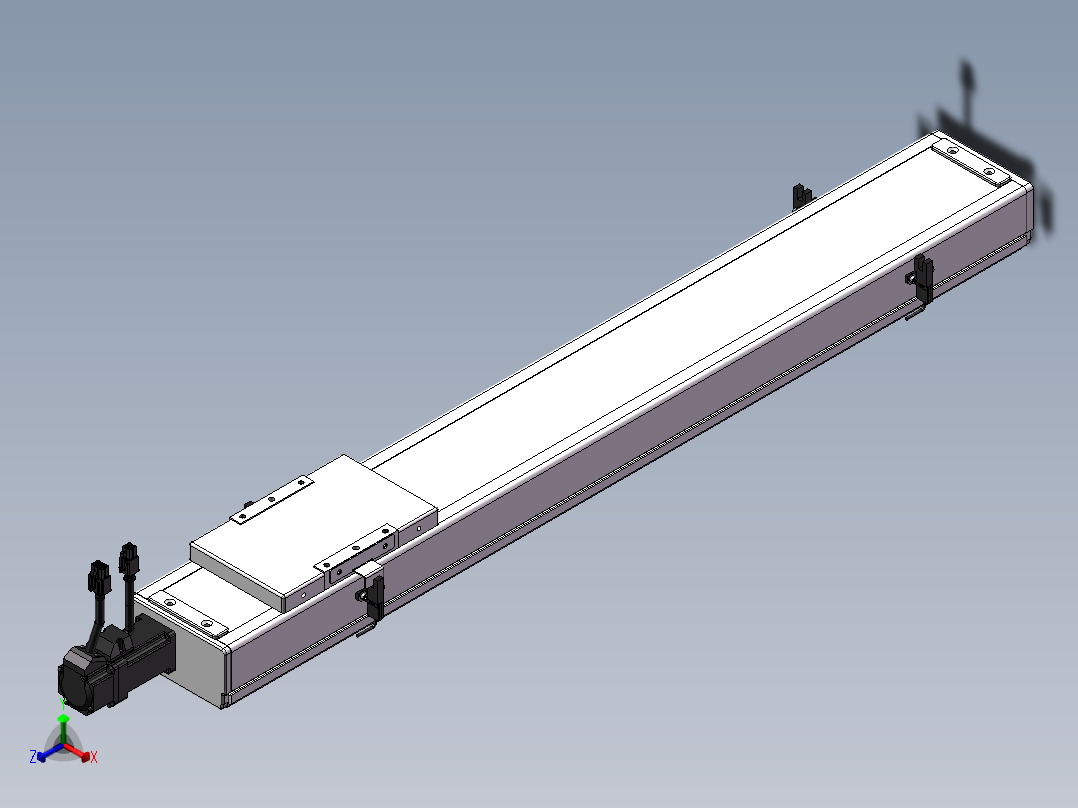 精密模组MC100-L05-600-BC-M10-C4正等轴测图