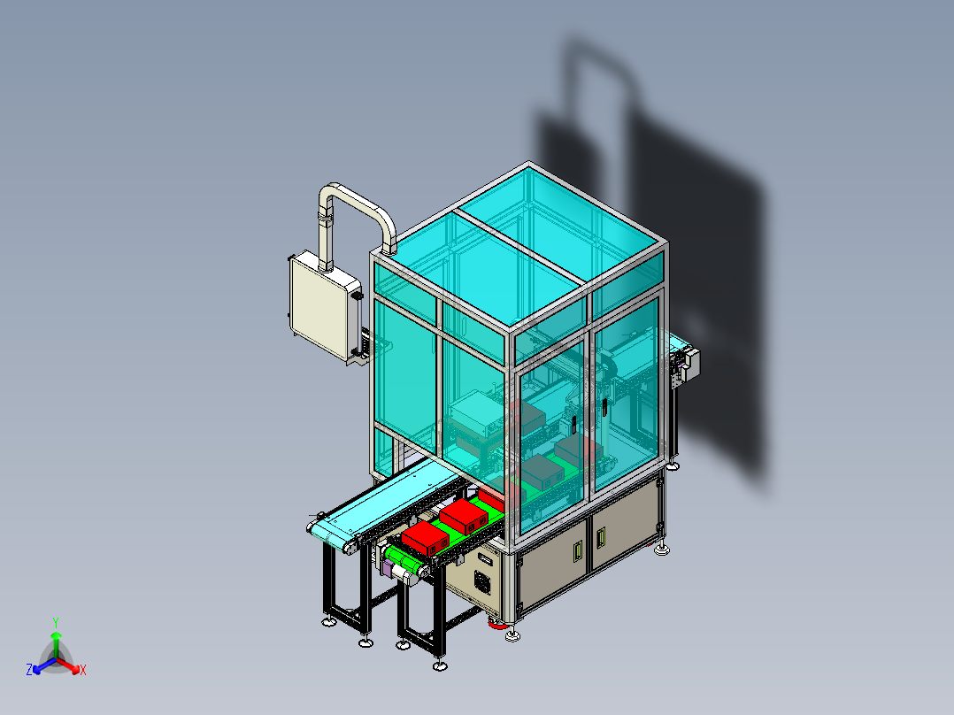 OCV检测分选机catia